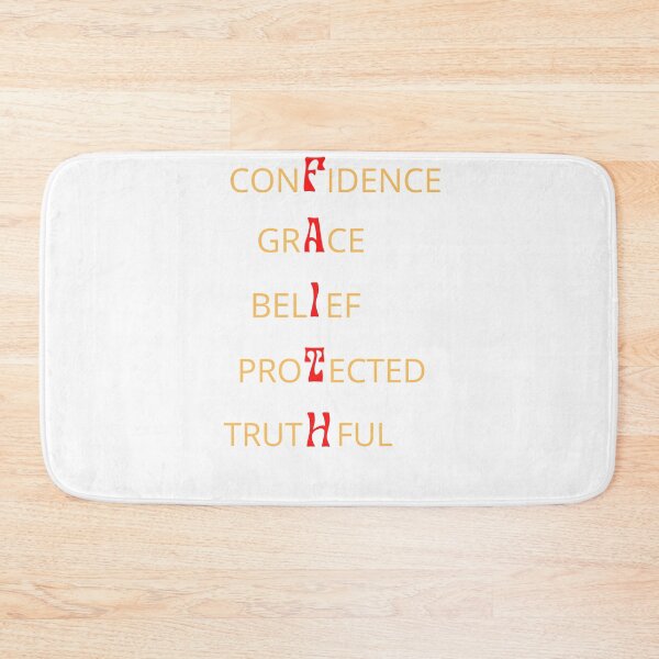 Item preview, FAITH , Confidence, Grace, Belief, Protected, Truthful . Christian Faith  designed and sold by GEM STYLE.