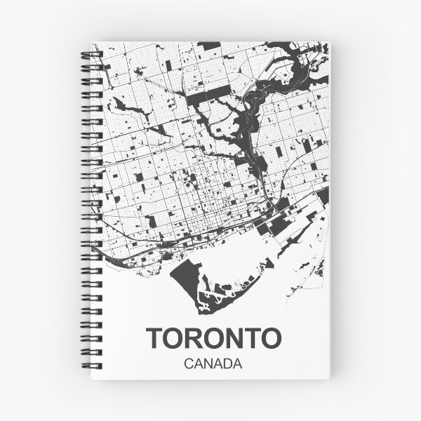 Item preview, Toronto Map Art Black white Canada designed and sold by EpicMaps.