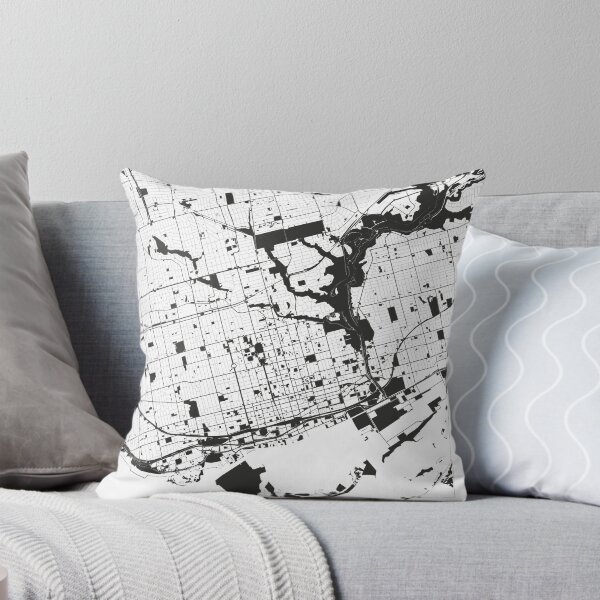 Item preview, Toronto Map Art Black white Canada designed and sold by EpicMaps.