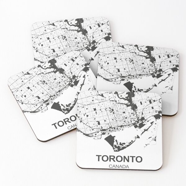 Item preview, Toronto Map Art Black white Canada designed and sold by EpicMaps.