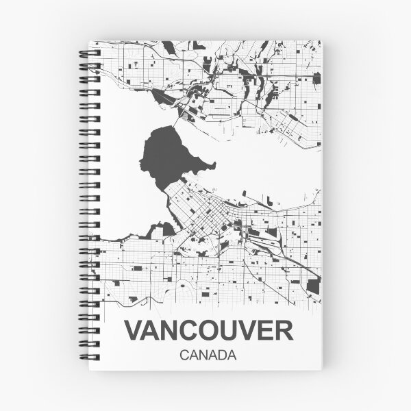 Item preview, Vancouver Map Art Black white Canada designed and sold by EpicMaps.