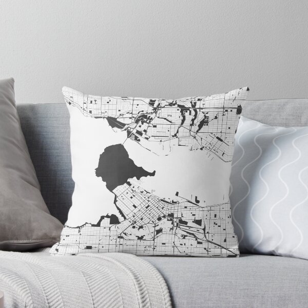 Item preview, Vancouver Map Art Black white Canada designed and sold by EpicMaps.