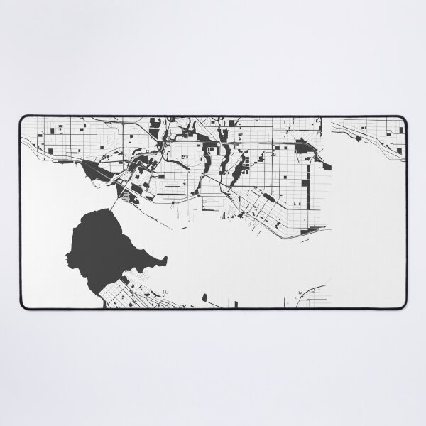Item preview, Vancouver Map Art Black white Canada designed and sold by EpicMaps.