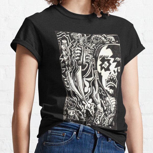 Wickedest Man (unpremeditated drawing of Aleister Crowley) Classic T-Shirt
