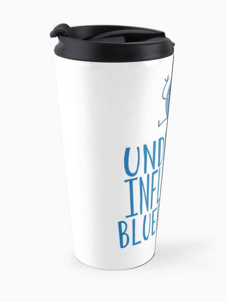 Alternate view of Under the influence of Blueberries Travel Mug