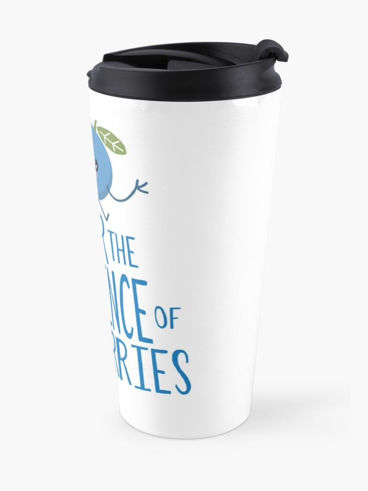 Alternate view of Under the influence of Blueberries Travel Mug
