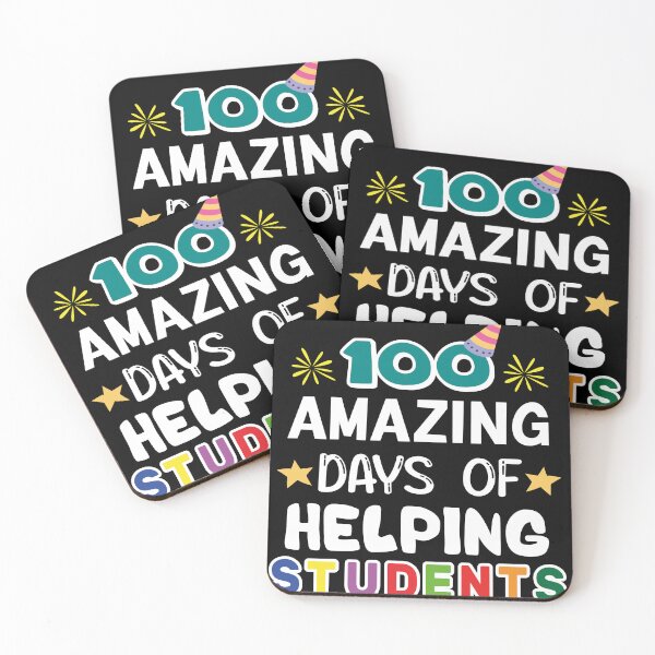 Item preview, 100 Amazing Days Of helping Students designed and sold by KHABIRITI.