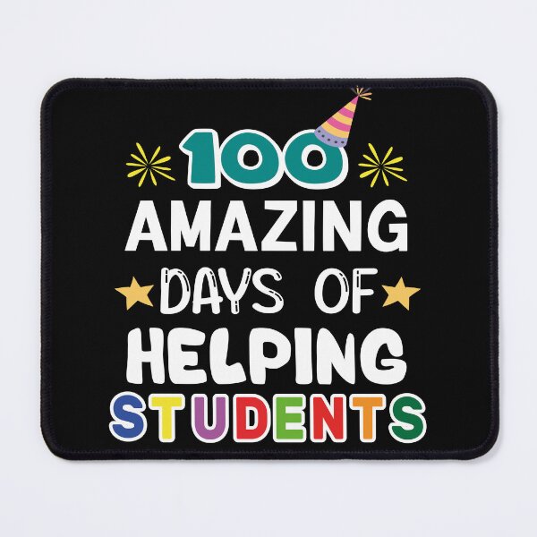 Item preview, 100 Amazing Days Of helping Students designed and sold by KHABIRITI.
