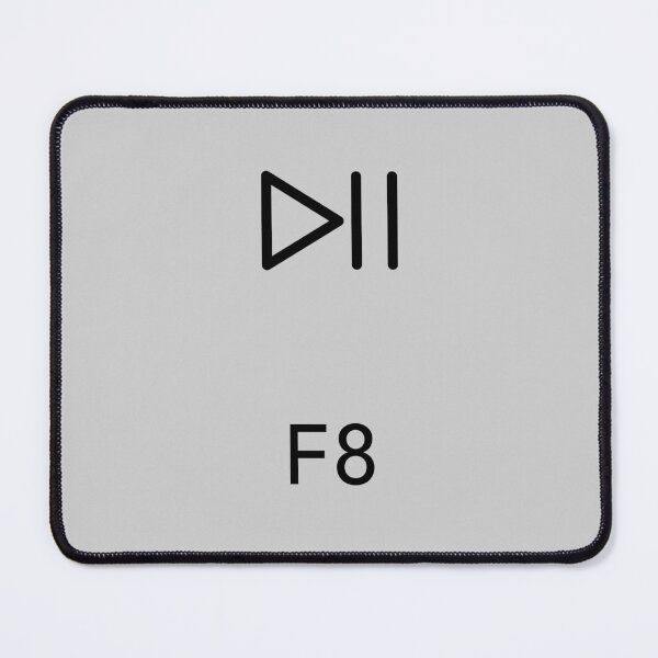 Item preview, Mac Play/Pause Keyboard Button (White) designed and sold by DeafNick.