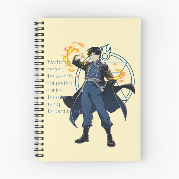 Item preview, roy mustang quotes designed and sold by AnimeVision.
