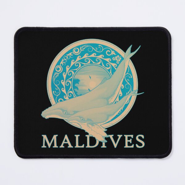 Item preview, Humpback whales Maldives designed and sold by NicGrayGraphic.