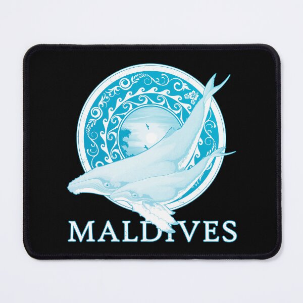 Item preview, Humpback whales Maldives designed and sold by NicGrayGraphic.