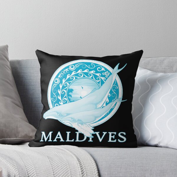 Item preview, Humpback whales Maldives designed and sold by NicGrayGraphic.