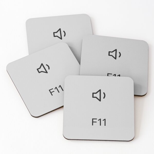 Item preview, Mac Min Vol Keyboard Button (White) designed and sold by DeafNick.