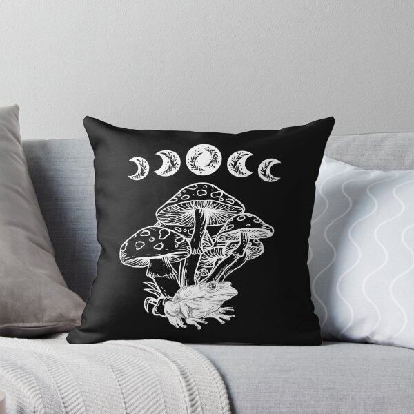 Item preview, Cottagecore Aesthetic Cute Frog Mushrooms Moon Nature designed and sold by FTAPS.