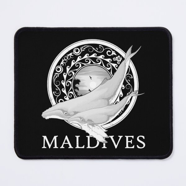Item preview, Humpback whales Maldives designed and sold by NicGrayGraphic.