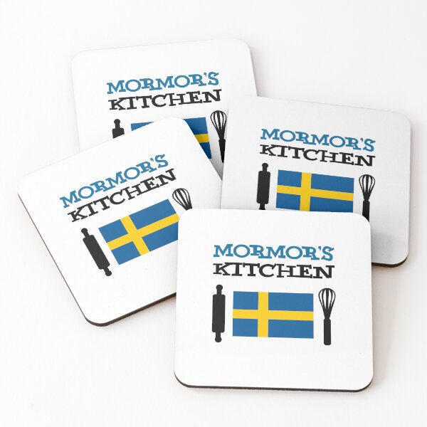 Item preview, Mormor's Kitchen Featuring Swedish Flag designed and sold by jaycartoonist.