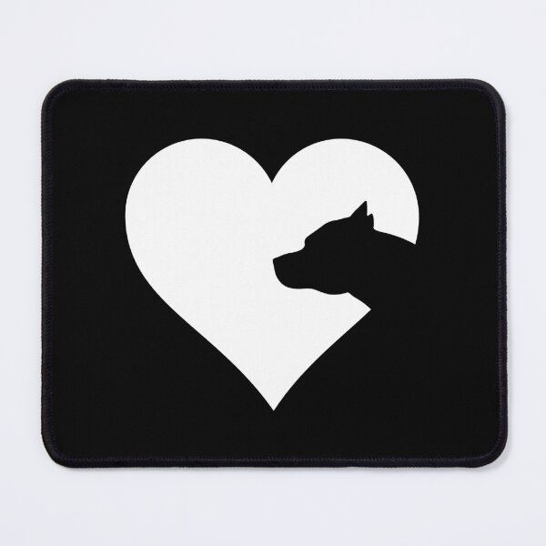 Item preview, The Heart of the Amstaff Lover designed and sold by More Cute Dogs.