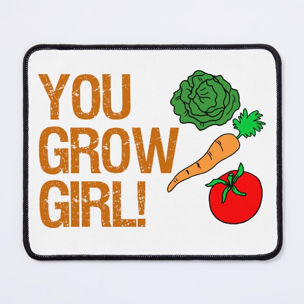 Item preview, You Grow Girl Featuring Cartoon Vegetables designed and sold by jaycartoonist.