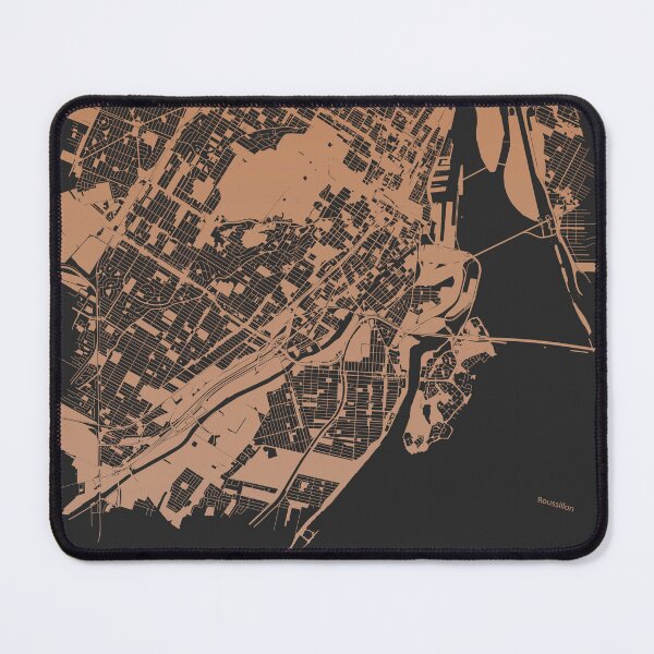 Item preview, Montreal Map Art Chocolate color Canada designed and sold by EpicMaps.