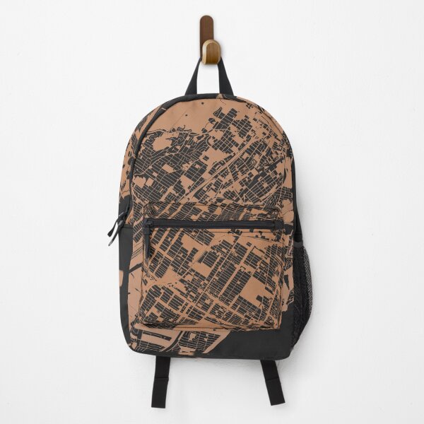 Item preview, Montreal Map Art Chocolate color Canada designed and sold by EpicMaps.