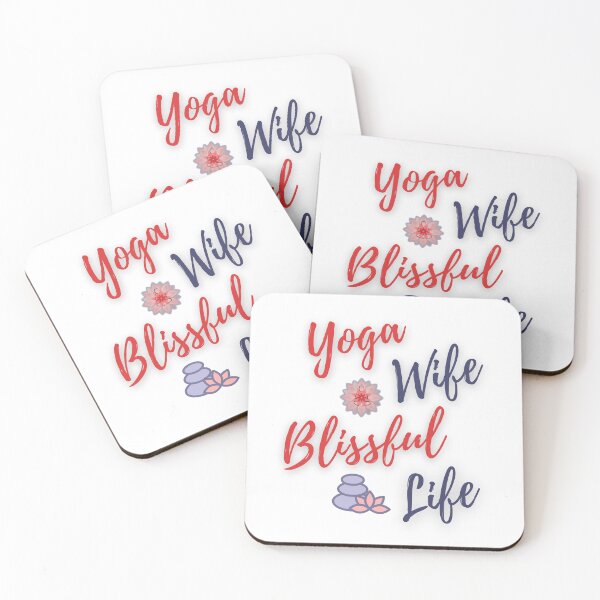 Item preview, Yoga Wife Blissful Life designed and sold by Nathcreations.
