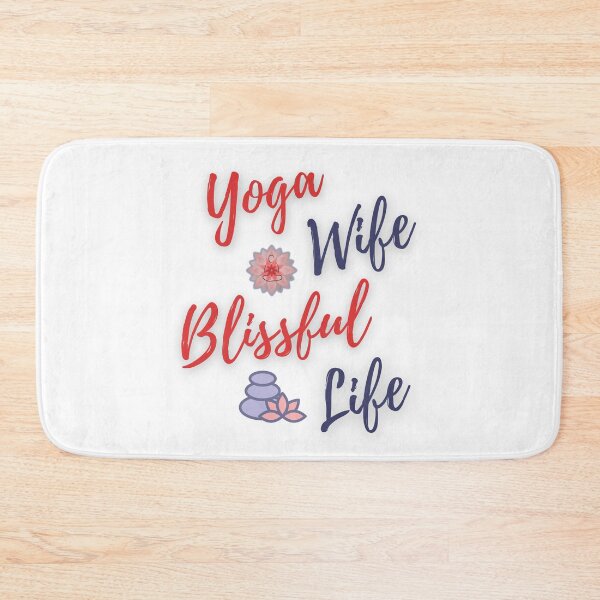 Item preview, Yoga Wife Blissful Life designed and sold by Nathcreations.