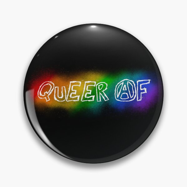 Item preview, QUEER AF designed and sold by TheColorfulQ.
