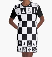 SCHACH T-Shirt Kleid