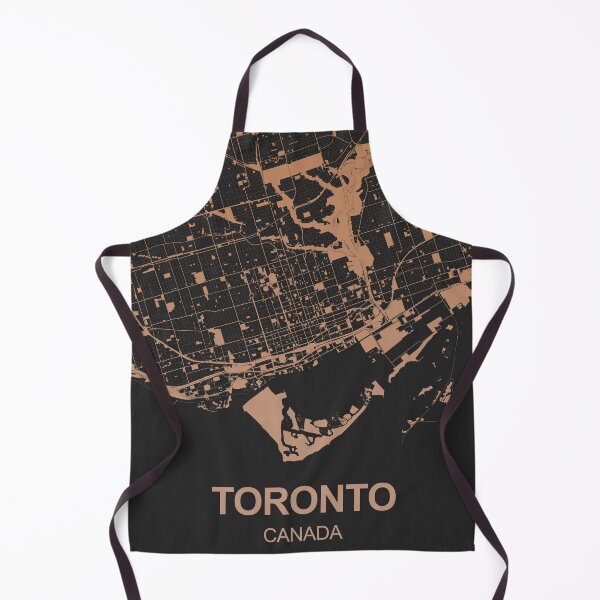 Item preview, Toronto Map Art Chocolate color Canada designed and sold by EpicMaps.