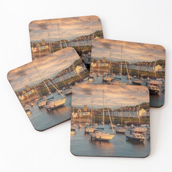 Item preview, Aberaeron Harbour at Dusk designed and sold by Wendy Williams.