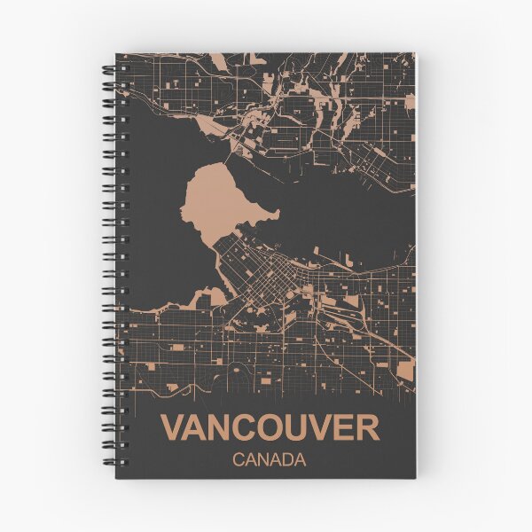 Item preview, Vancouver Map Art Chocolate color Canada designed and sold by EpicMaps.