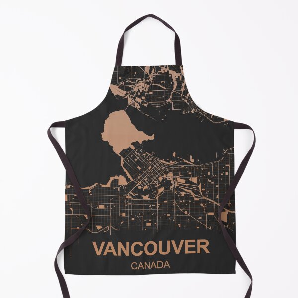 Item preview, Vancouver Map Art Chocolate color Canada designed and sold by EpicMaps.