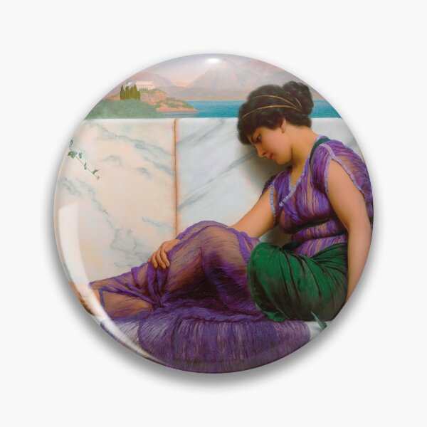 Item preview, Summer Idleness; Day Dreams by John William Godward Remastered Xzendor7 Classical Art Old Masters Reproductions designed and sold by Xzendor7 Digital Art Creations.