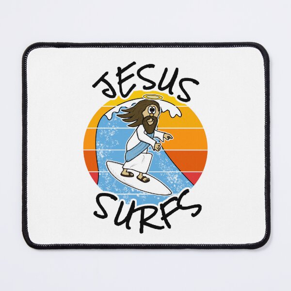 Item preview, Christian Surfer, Jesus Surfs, Surfing Funny designed and sold by doodlerob.