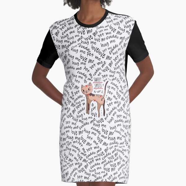 sweet spots! - by:cat Graphic T-Shirt Dress