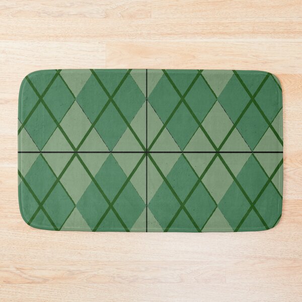 Artikelvorschau, Green Diamond Checked-Print entworfen und verkauft von DemonicGloom.