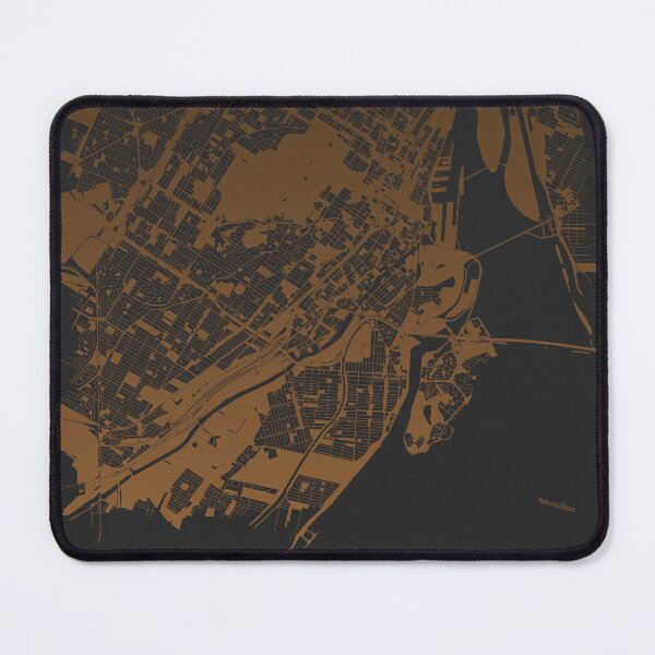 Item preview, Montreal Map Art coffee color Canada designed and sold by EpicMaps.