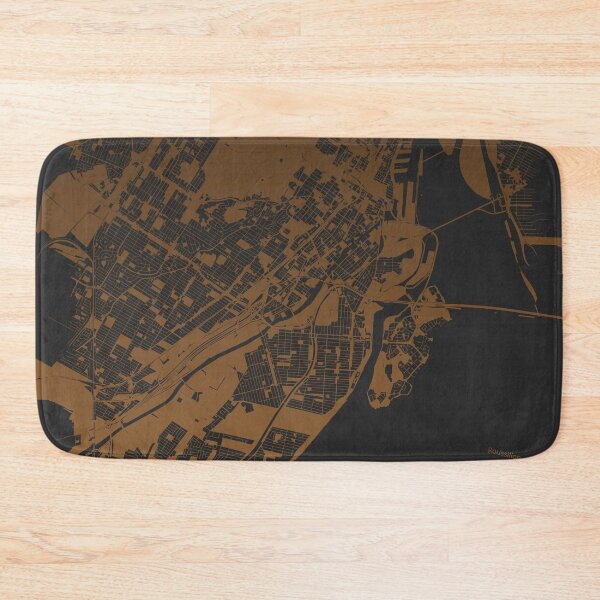 Item preview, Montreal Map Art coffee color Canada designed and sold by EpicMaps.