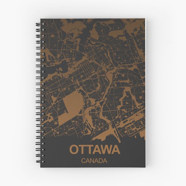 Item preview, Ottawa Map Art coffee color Canada designed and sold by EpicMaps.