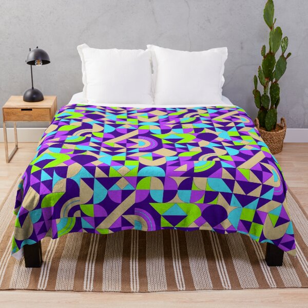 Item preview, geometric colorful patterns conceptual Art - Abstract Neo Geo graphic design designed and sold by Design Repo.