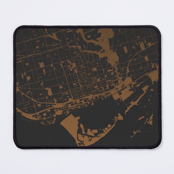 Item preview, Toronto Map Art coffee color Canada designed and sold by EpicMaps.