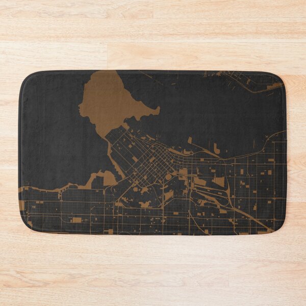 Item preview, Vancouver Map Art coffee color Canada designed and sold by EpicMaps.