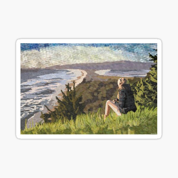 Bay view Sticker