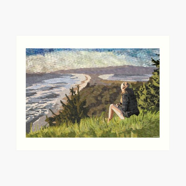 Bay view Art Print