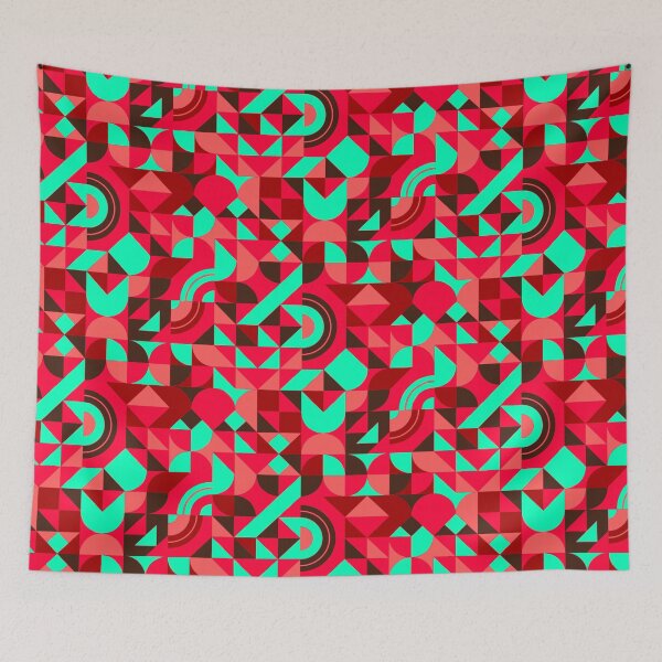 Item preview, geometric colorful patterns conceptual Art - Abstract Neo Geo graphic design designed and sold by Design Repo.