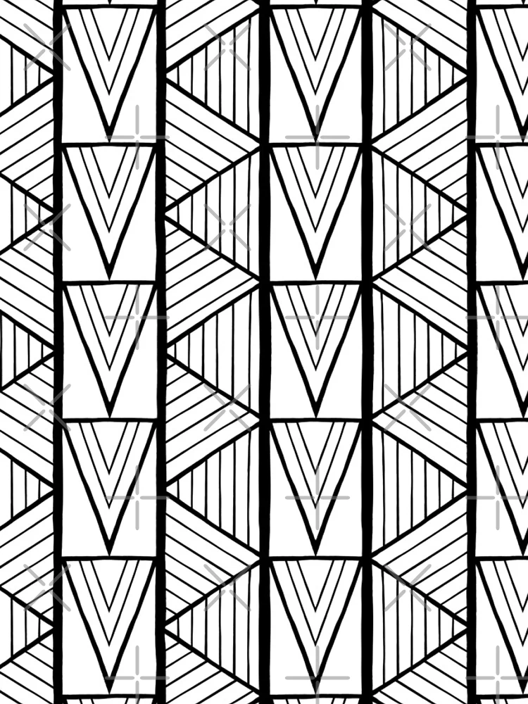 Thumbnail 5 of 5, iPhone Case, Shape Abstract Pattern designed and sold by Litheon.