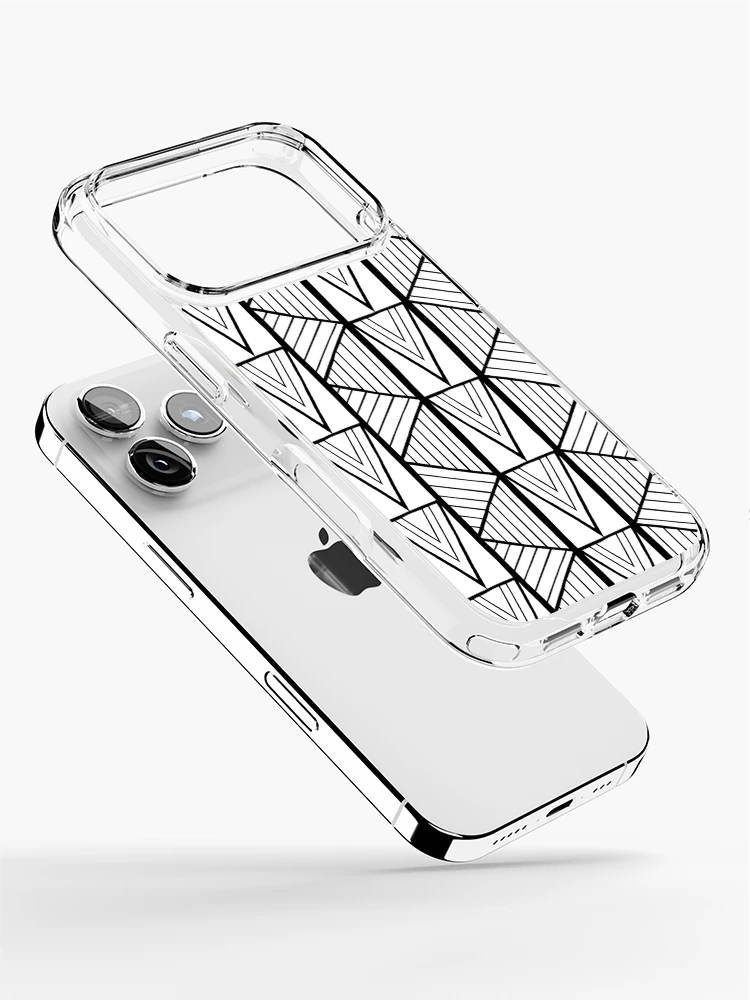 Thumbnail 2 of 5, iPhone Case, Shape Abstract Pattern designed and sold by Litheon.