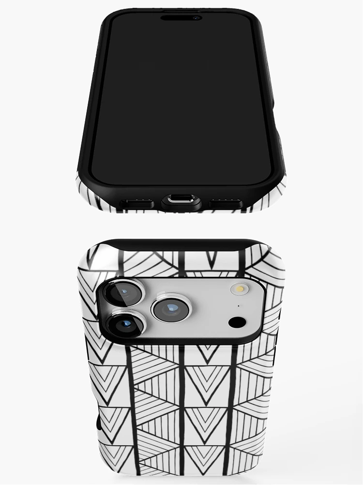 Thumbnail 3 of 4, iPhone Case, Shape Abstract Pattern designed and sold by Litheon.