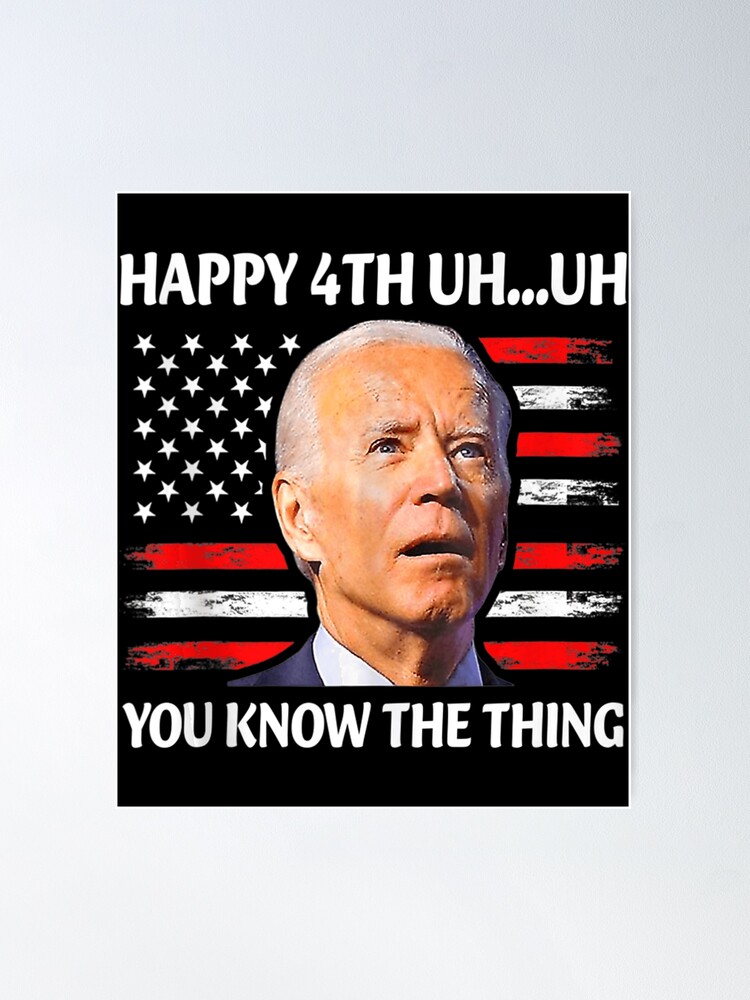  4th of July Baseball Jersey, Happy Easter Joe Biden 4th of July  Memorial Independence Day Shirt : Handmade Products